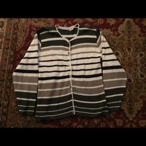 Striped Cardigan.  GUC.